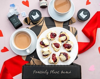 Valentines Cream Tea For 2 | Plant Based, Gluten Free, Dairy Free, Eggless