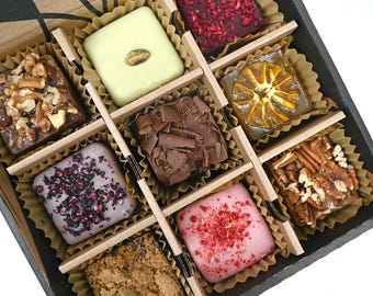 Artisan Brownie & Blondie Collection | Box of 9 | Gluten Free | Vegan