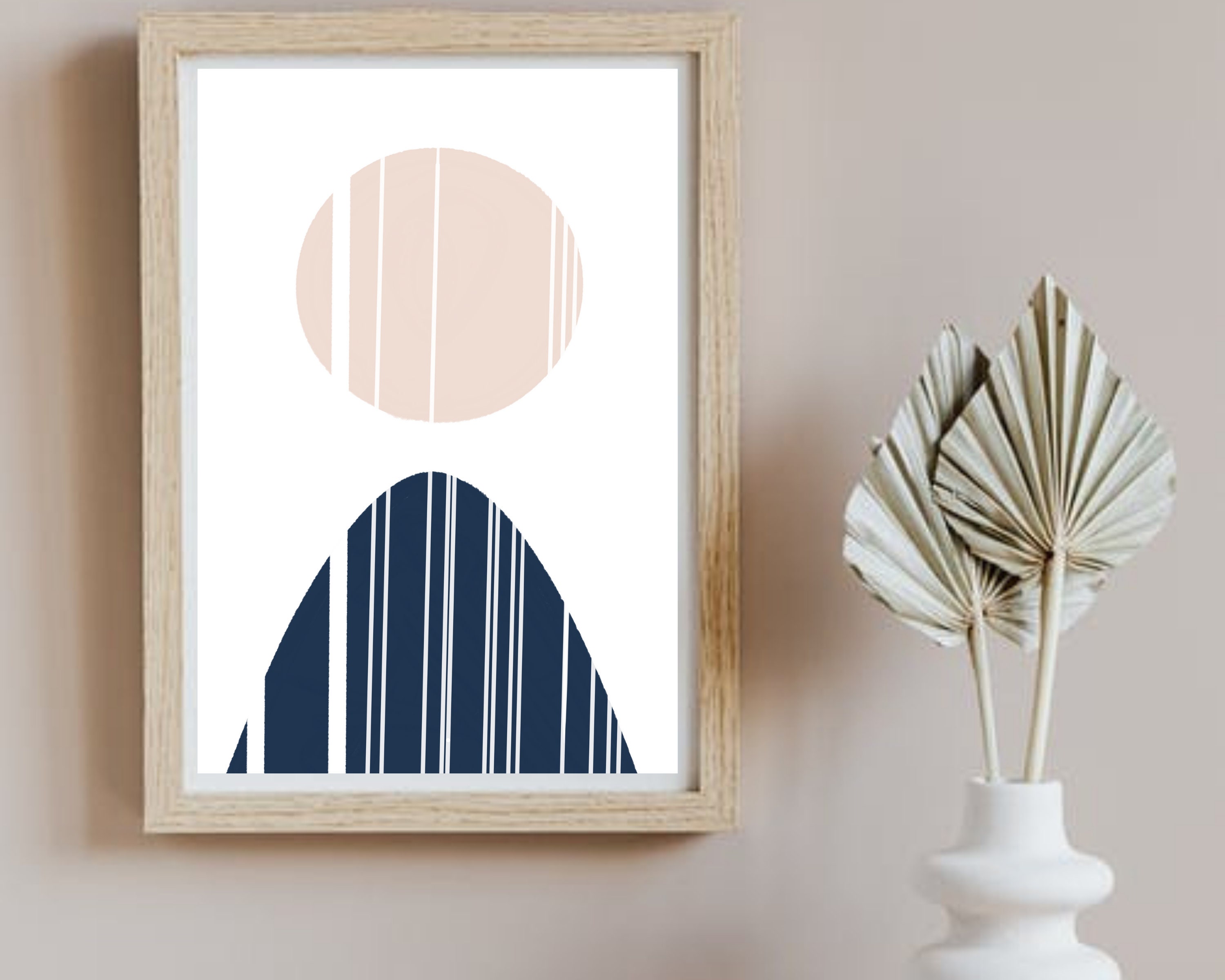 Minimalist Mid Century Art Print INSTANT DOWNLOAD Etsy