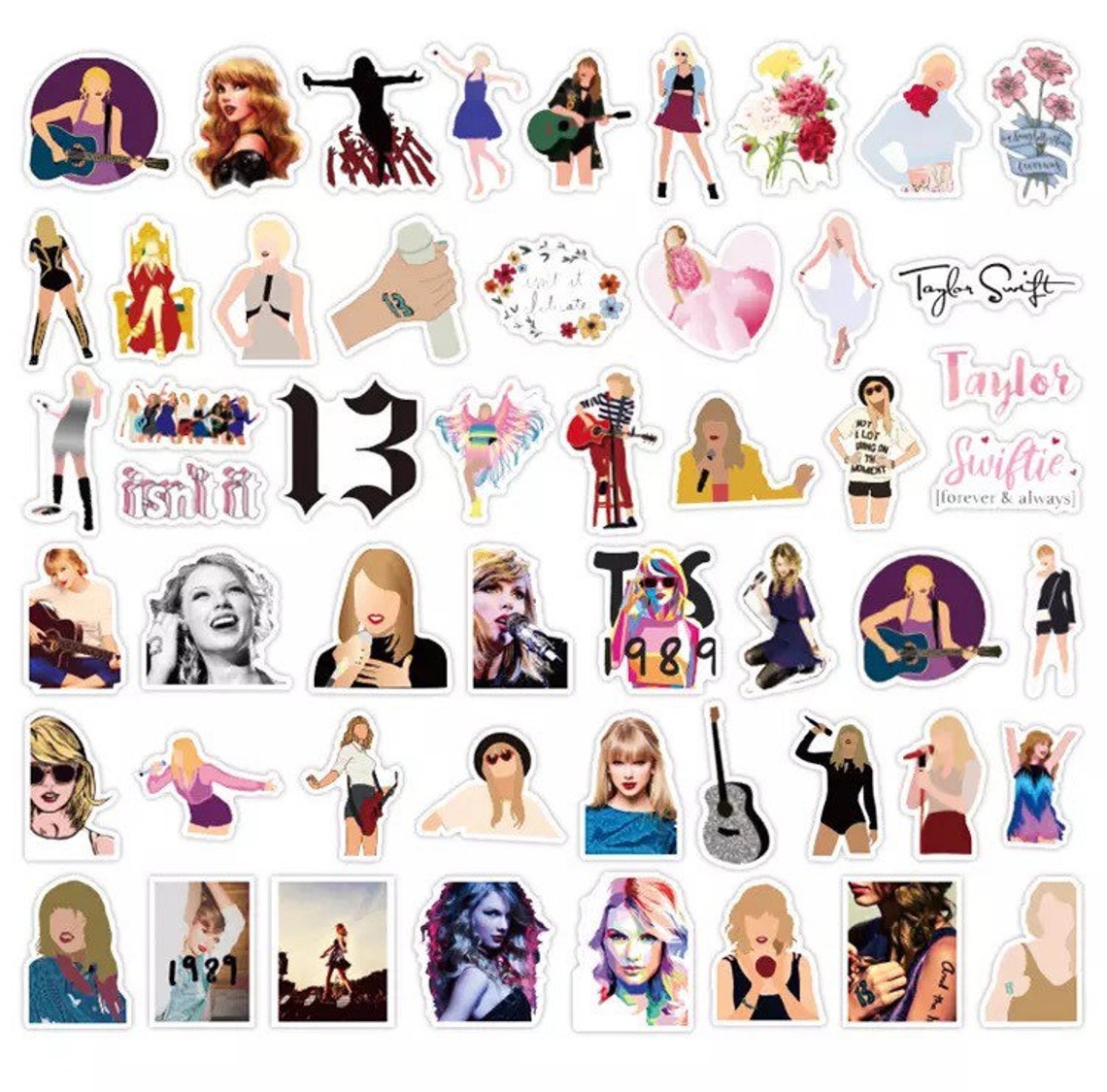 Taylor Swift Sticker Pack laptop stickers cheap stickers Etsy