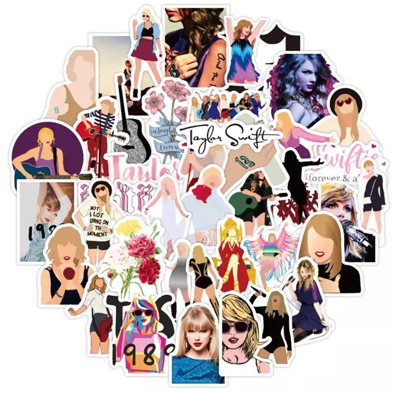Taylor Swift Sticker Pack laptop stickers cheap stickers Etsy