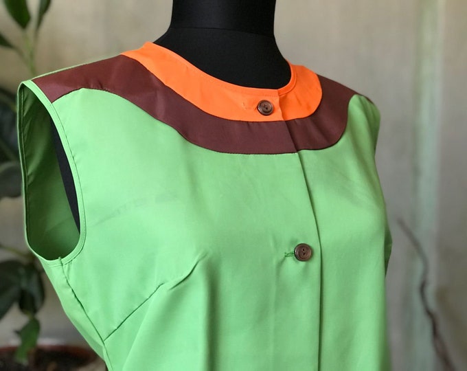 1970s Green Apron