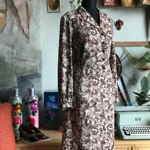 1960 Vintage Paisley Dress