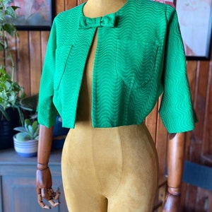 Vintage 1980s Souad Umberto Faccioni Bolero Jacket