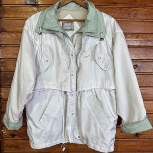 Current Seen Vintage White Jacket 80s/90s