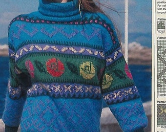 Vintage Knitting Magazine/Sandra Knitting Magazine March 1989/Download PDF