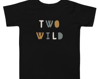 Two Wild Toddler Shirt, Two birthday shirt, Two year old, Wild birthday party