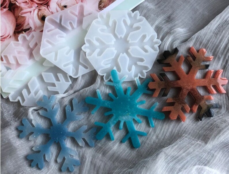 3pcs different Fixed price for sale snowflake mold Cheap bargain resin epoxy m jewelary