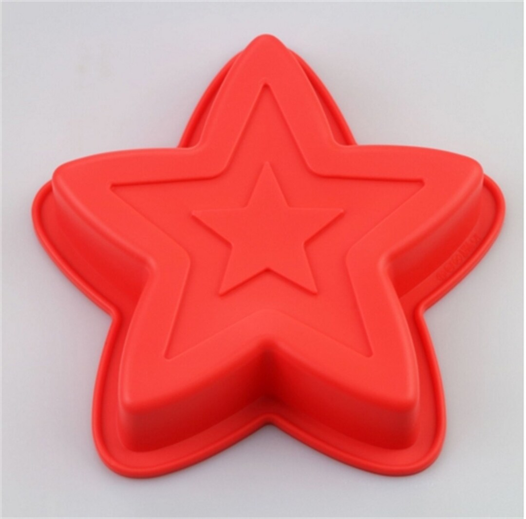 1cavity 19cm Star Chocolate Mold Cake Mold Flexible Silicone Etsy