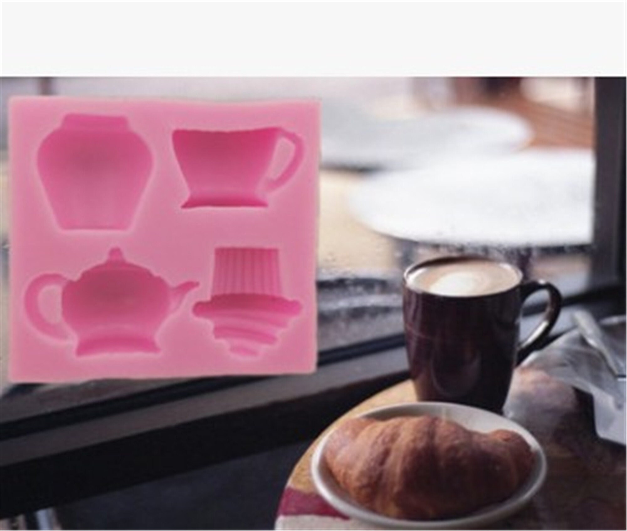 Cup Polymer Clay Mold Fondant Mold Flexible Silicone Mould for Etsy UK