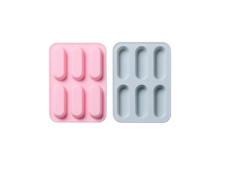 6-Cavity finger Chocolate Mold Cake Mold Flexible Silicone Soap Mould For Candy molds Ice Mold Biscuit mold Jelly mold Baking Tool