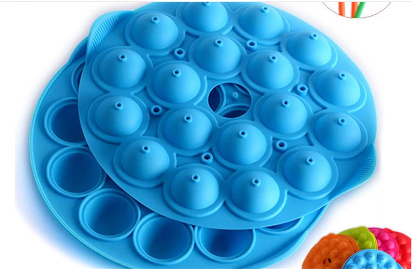 18cavity Round Balls Chocolate Mold Cake Mold Flexible Etsy