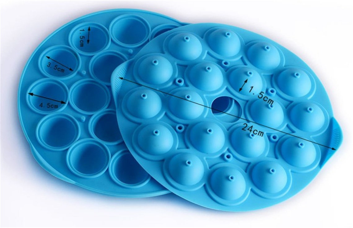 18cavity Round Balls Chocolate Mold Cake Mold Flexible Etsy