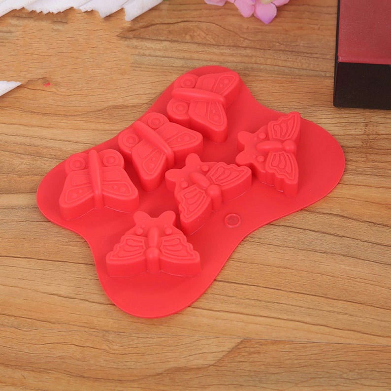 6cavity Small Butterfly Chocolate Mould Clay Molds Resin Mold Etsy UK