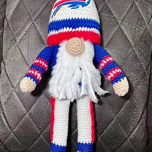 NFL Buffalo Bills crocheted football team