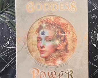 Goddess Power Oracle Cards Deluxe Edition | Tarot | Tarot Cards | Goddess | Gift | Witchcraft | Wiccan | Pagan | Deck | Reading | Mystic