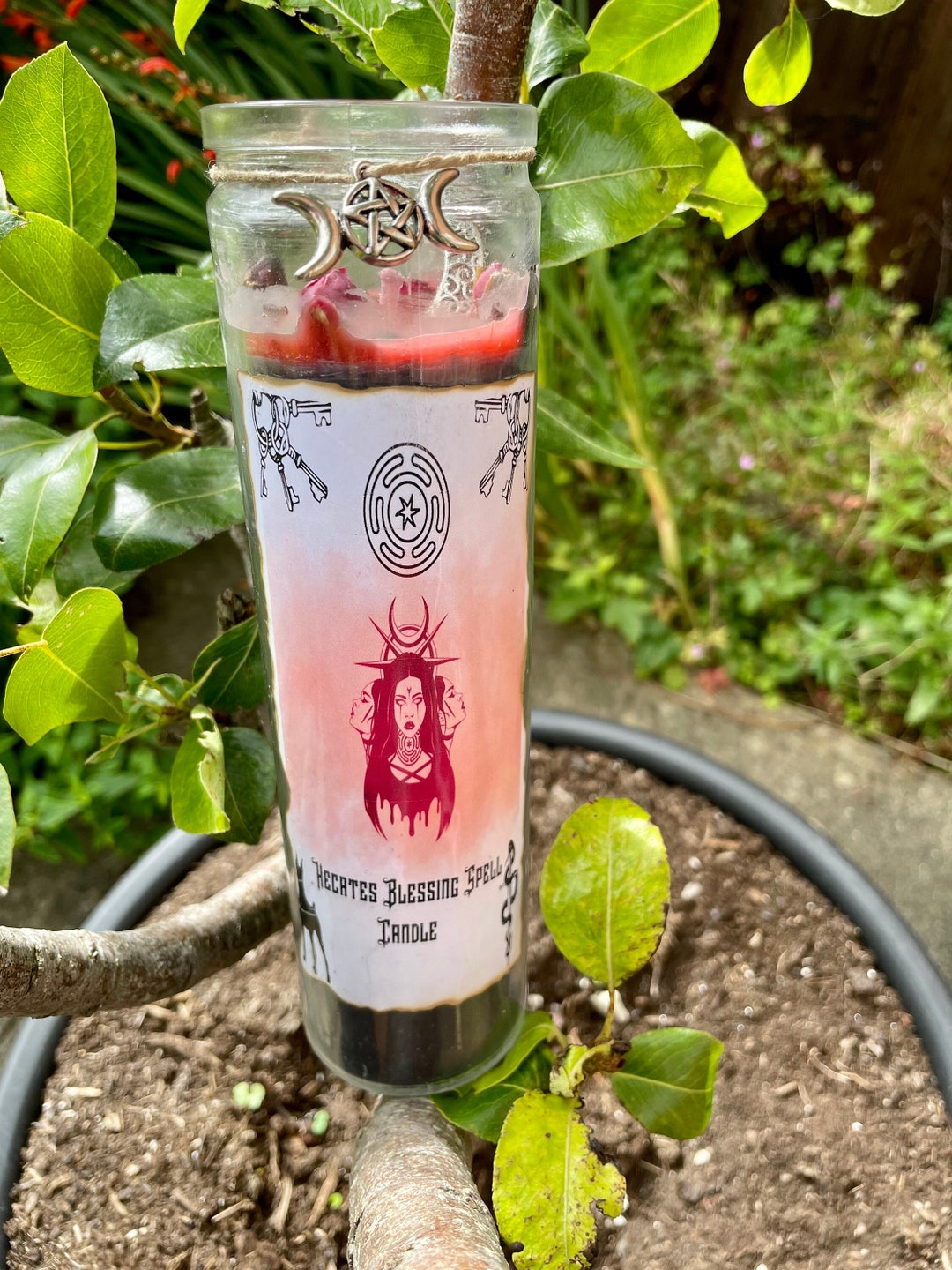 Hecates Blessing Jar Spell Candle Hekate Goddess Deity Wiccan Pagan