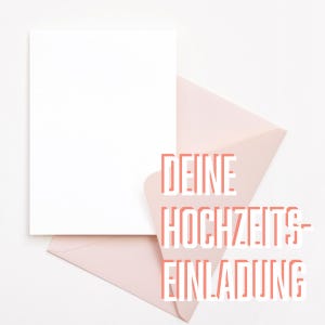 Faire-part de mariage individuel conçu selon vos souhaits. Concevoir avec cœur. Fait pour vous. Cartes terminées avec enveloppes assorties