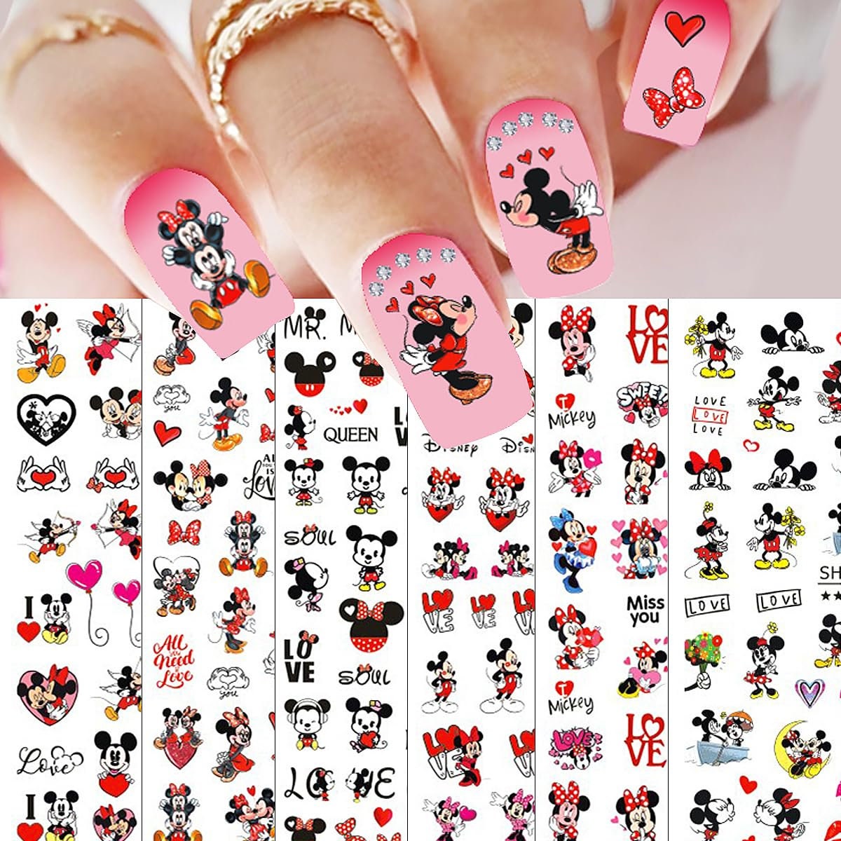 5d Embossed Valentine Nail Art Stickers Heart Love Panda Red - Temu