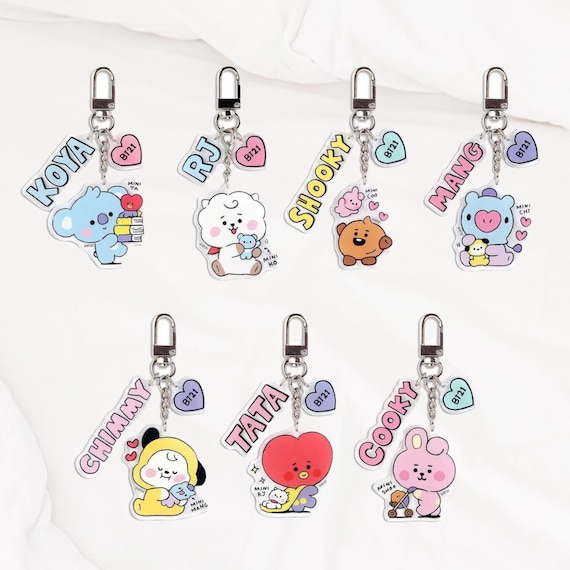 Keychain bt21 sale