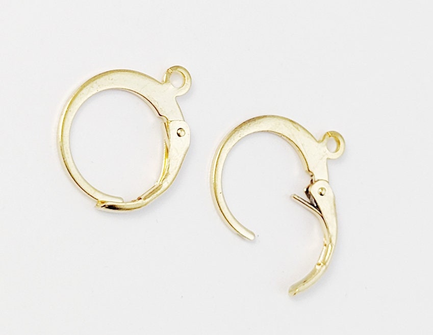 100pcs 316 Stainless Steel French Earring Hooks / Earwires (20mm X 4mm) - Jewelry Making Supplies