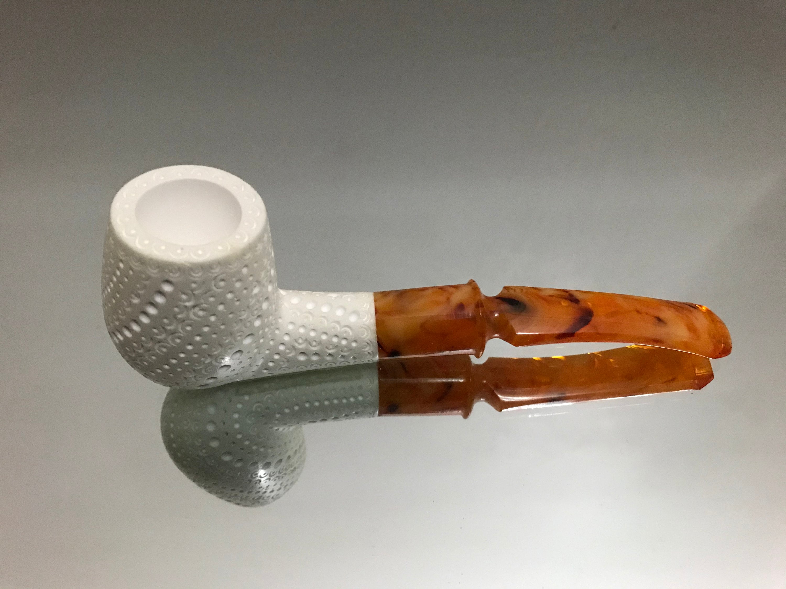 Meerschaum Pipe Block Meerschaum Hurricane Pipe 122 Etsy