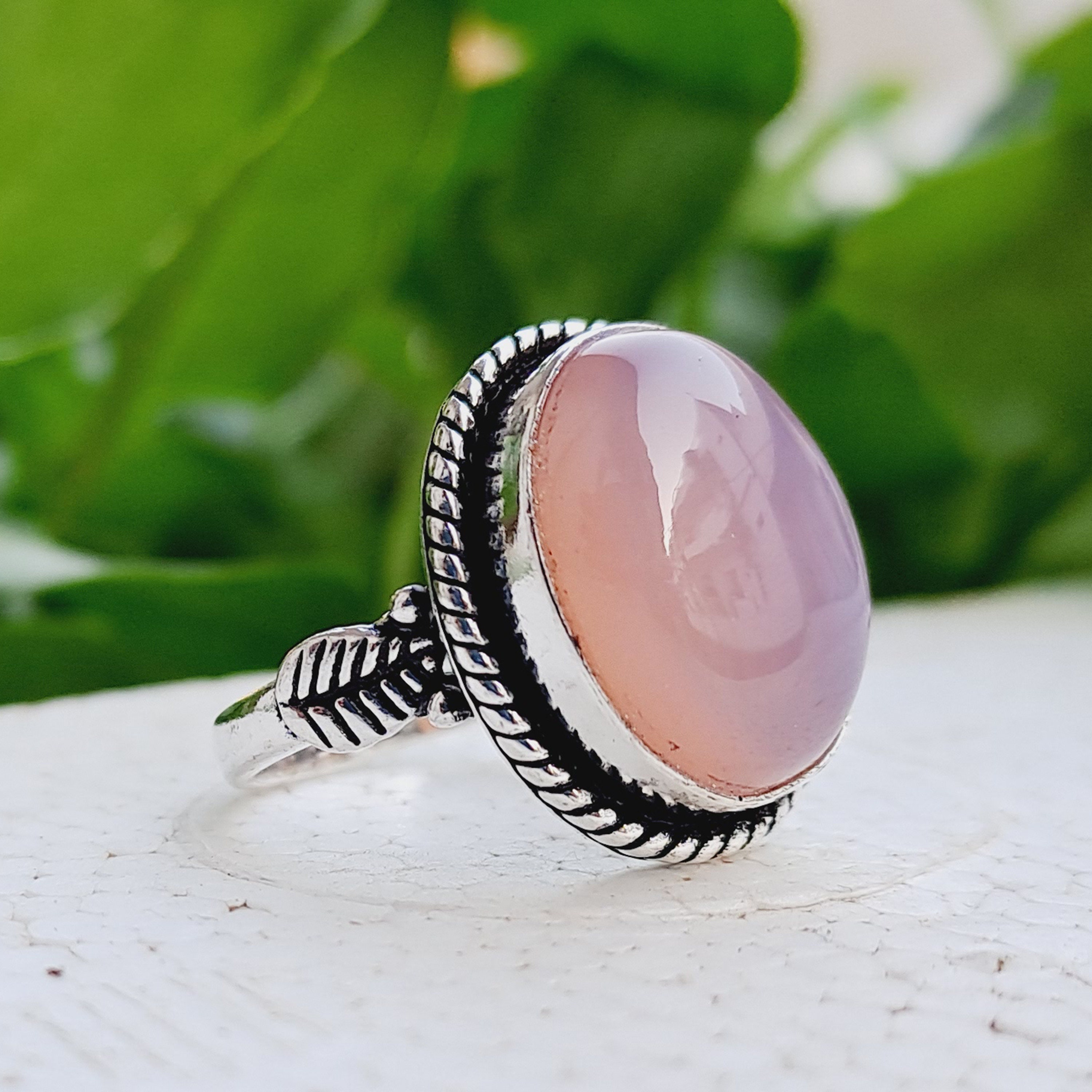 ローズクオーツ　シルバーリング シルバー925 ローズクォーツ リング | リング（全商品