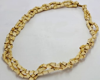 Natural Tulsi Mala: Handmade Kanthi Yoga Necklace
