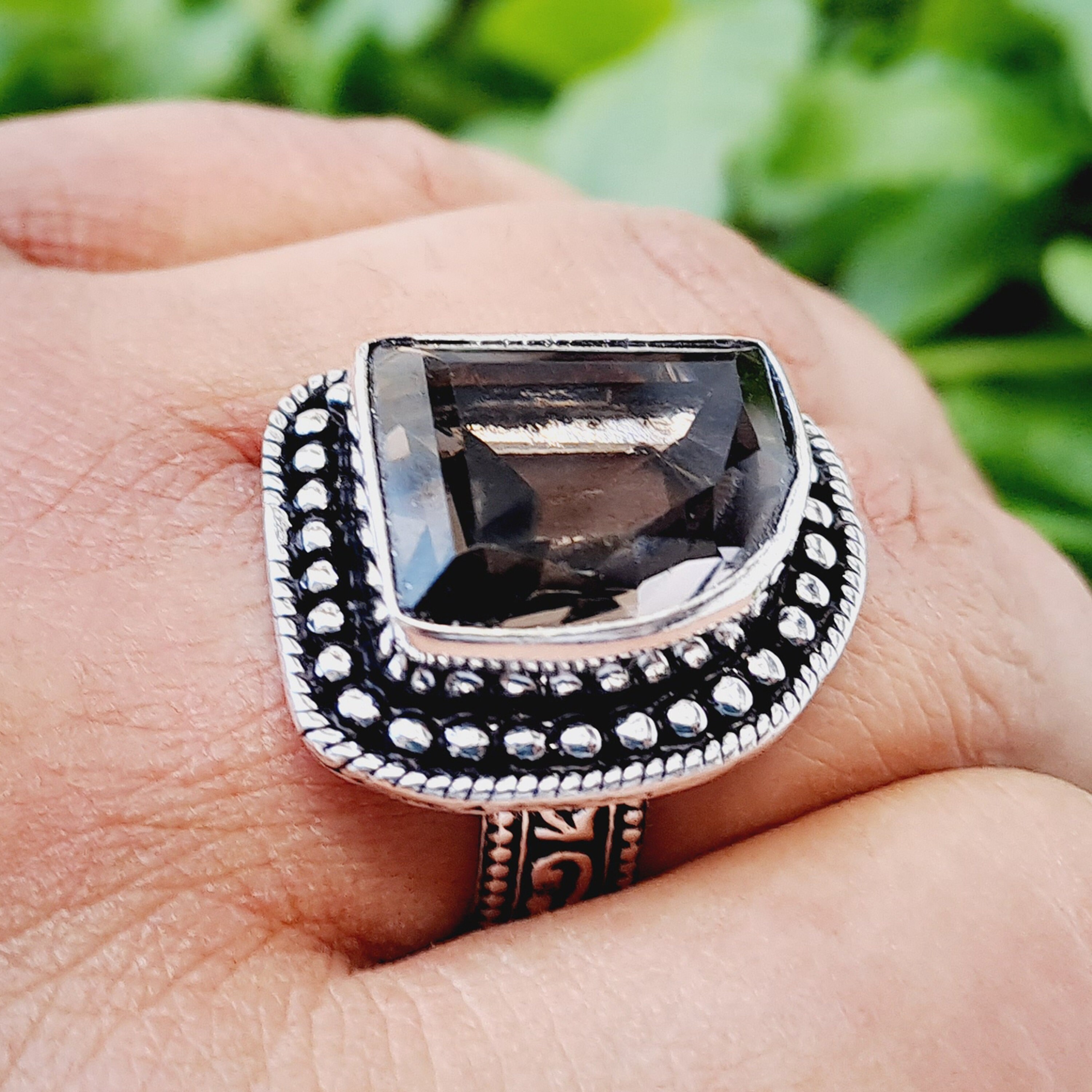 Argenteria ANELLO LIBERTY CRISTAL QUARZO FUME - Foto 3