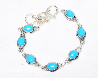 アリゾナ産スリーピングビューティーターコイズブレスレット