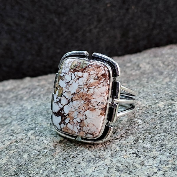 Bague cheval sauvage de meilleure qualité, bague de créateur, bague en argent sterling 925, bague tendance, bague faite main, anneau brisé, bijoux les plus vendus