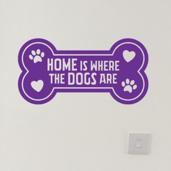 Dogs Wall Stickers Etsy UK
