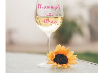 Custom Wine Glass Decals: Bachelorette Party, Wedding Decor