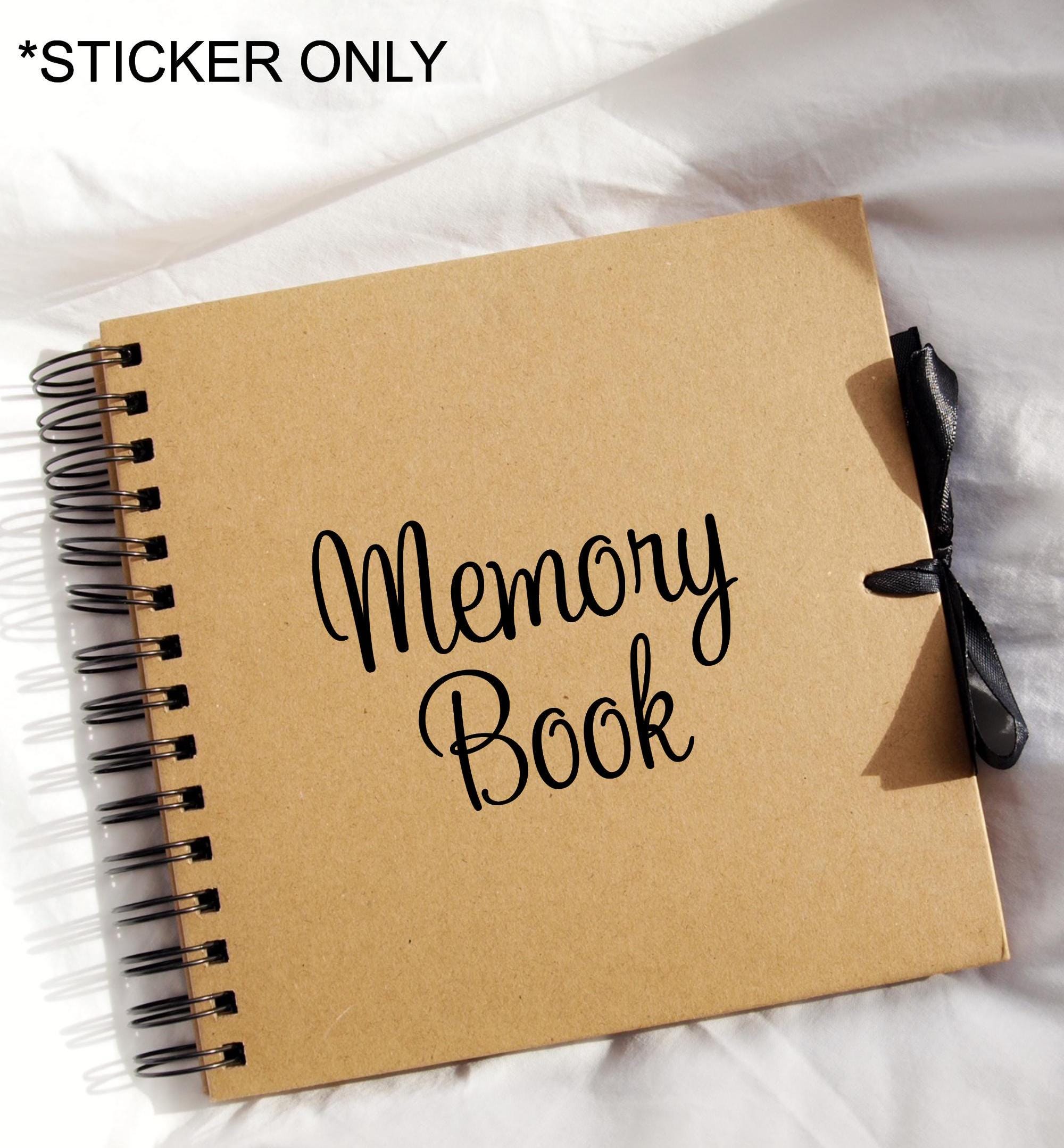 Personalised Scrapbook Vinyl Sticker Photo Album Cover Label - Etsy UK