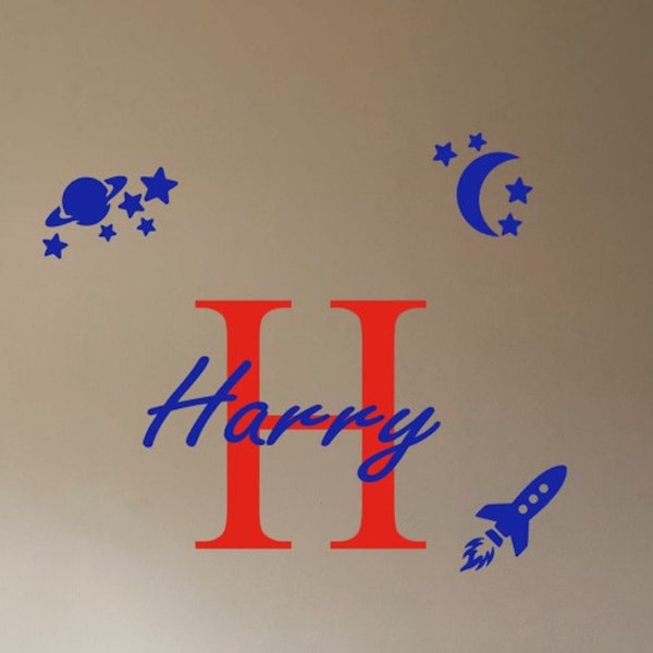 Rocket Wall Decal Etsy UK