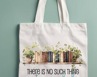 Bolsa de libros personalizada: Libros de acuarela y vegetación, personalizada