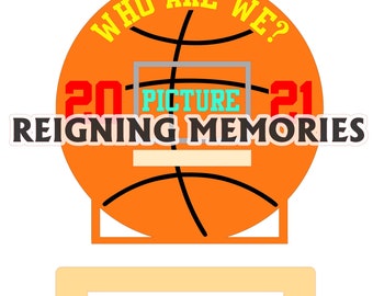 Laser Ready Basketball Plaque - Digital File Only