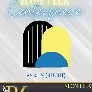 Neon Flex Centerpiece Digital File- DIY- LED- Neon- Custom- Wedding- Birthday- Bar-Neon Flex