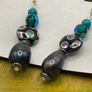 Black and Green Dangles