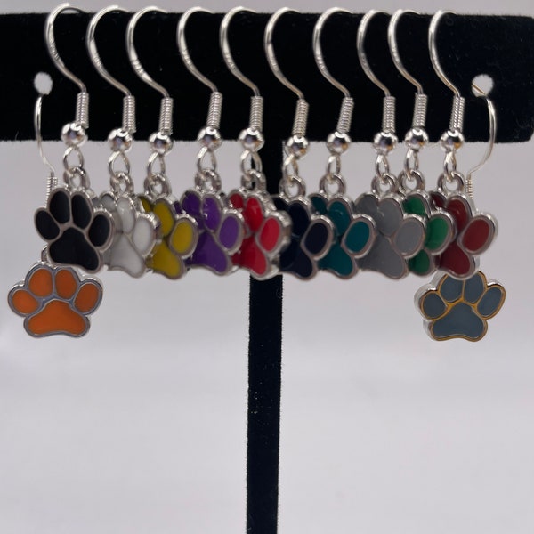 Paw Print earrings