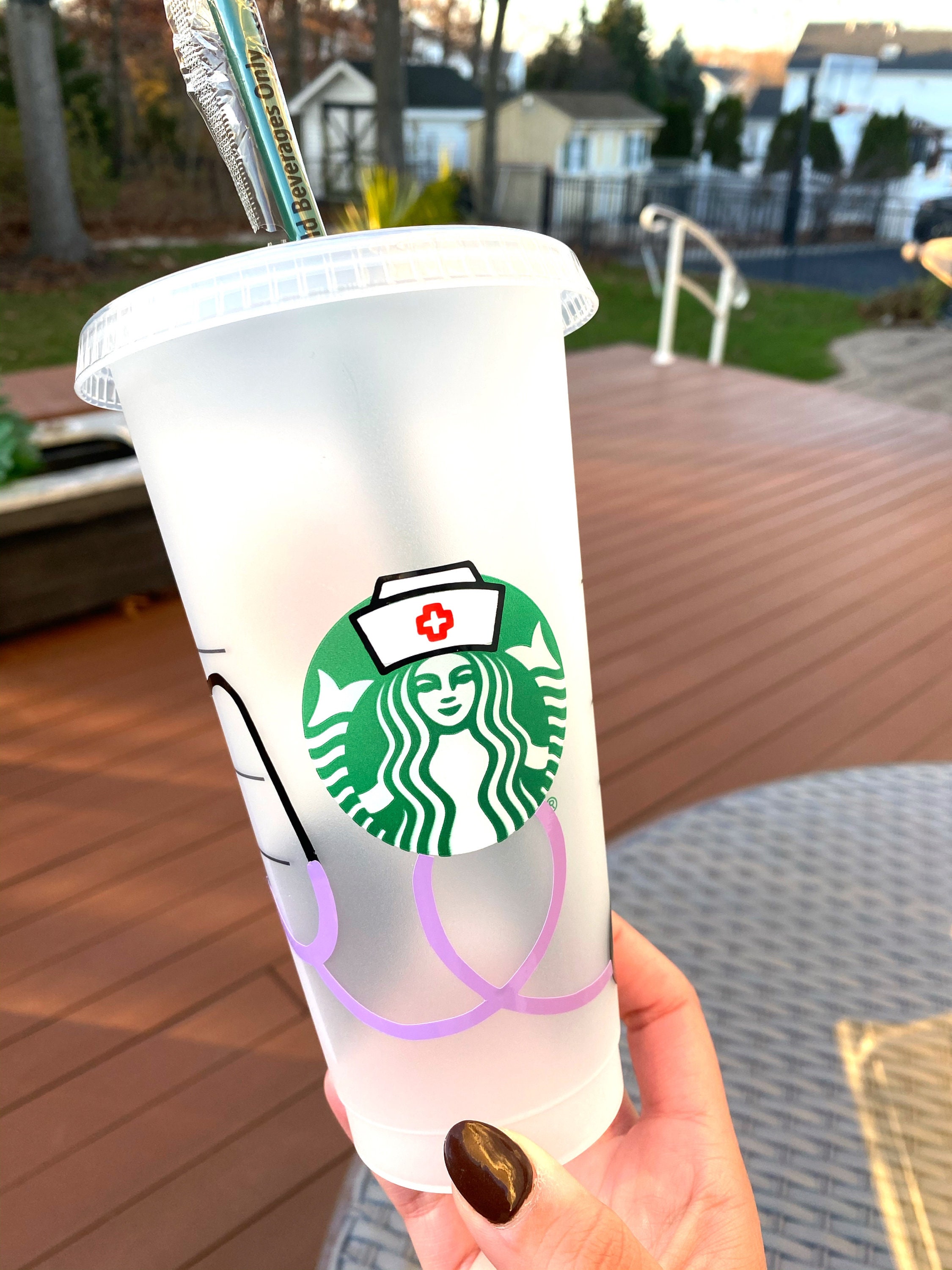 Nurse Starbucks Cold Cup Nurse Gift Starbucks Nursing Cup Gift for