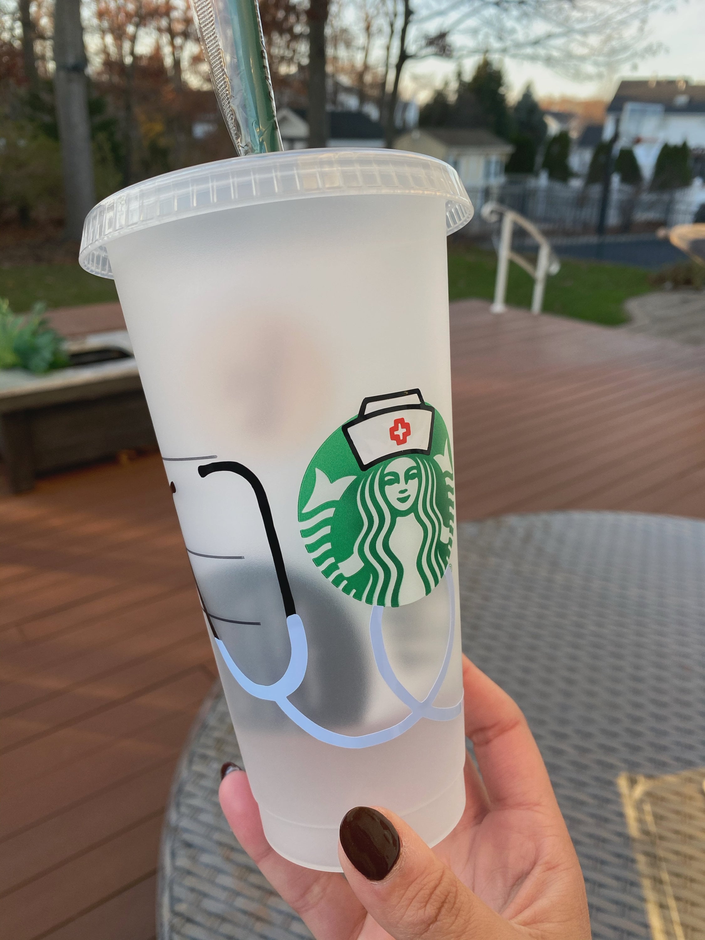 Nurse Starbucks Cold Cup Nurse Gift Starbucks Nursing Cup Gift