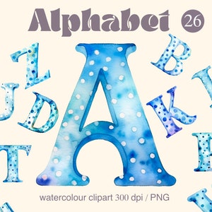 Alfabeto Bebê menino aquarela, Chá de bebê, recém-nascidos PNG, menino, decoração de berçário, brinquedos de bebê, roupas de bebê, ilustração digital