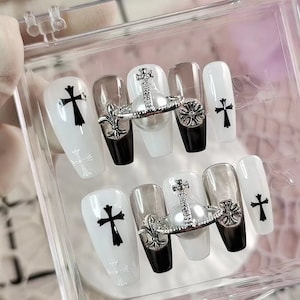 custom press on nails/party press on nails/Flakes for nails/Press on Nails/wedding nails gift/Japanese nails/Accent nails/Acrylic Nails