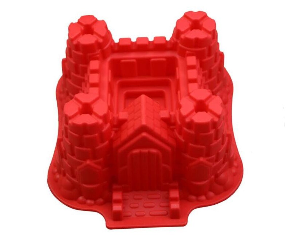 1 big castle Chocolate Mold Cake Mould Flexible Silicone Mold Etsy