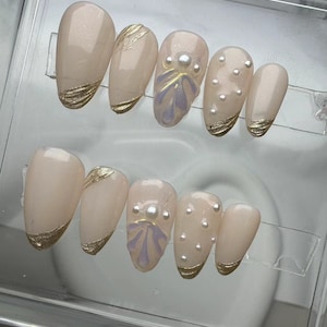 3D Nails/party press on nails/Flakes for nails/wedding nails gift/Japanese nails/Long nails/Almond nails/y2k style Nails