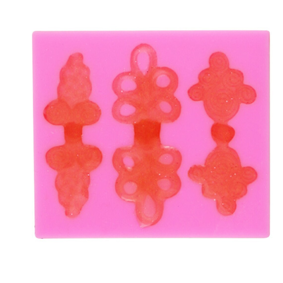 Botón de la sartén gire molde de silicona azúcar DIY Etsy