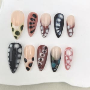 Custom Press On Nails: Balletcore Flakes, Wedding Nails Gift