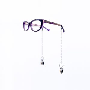 Stainless Steel Glasses Chains || Eyewear Earrings ||  Eyeglasses Holder || Adjustable Jewelry || Librarian-core || Unique Jewelry for WoMen