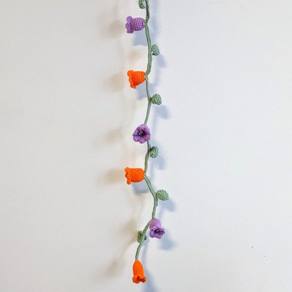Crochet Flower Vines Pattern Etsy
